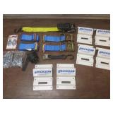 (K) Assorted Ratchet Tie-Downs, Acc...
