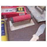 (K) Assorted Trowels, Sandpaper, an...