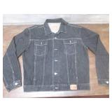 (K) Guess Black Denim Jacket Size X...