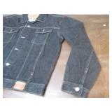 (K) Guess Black Denim Jacket Size X...