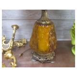 (K) Vintage Lamp, Buddha Head Figur...