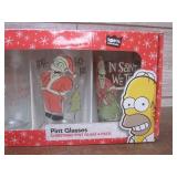 (K) The Simpsons Christmas Pint Gla...