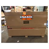 Knaack 49 in. W x 30 in. L x 72 in. H, Steel Jobsite Storage Piano Box with Lock Customer Returns See Pictures