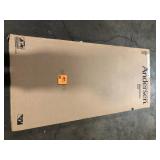 Andersen 70-1/2 in. x 79-1/2 in. 200 Series White Left-Hand Perma-Shield Gliding Patio Door w/ White Int, Moving Panel w/ Blinds  Customer Returns See Pictures