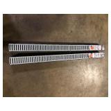 Lot of RELN Storm Drain 10 ft. Channel complete with Galvanized Grate Accessory   Customer Returns See Pictures