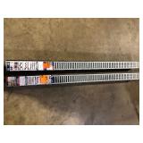 Lot of RELN Storm Drain 10 ft. Channel complete with Galvanized Grate Accessory   Customer Returns See Pictures