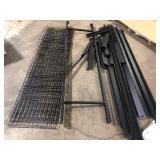 Husky 5-Shelf Metal Industrial Duty Freestanding Garage Storage Shelving Unit in Black (90 in. W x 90 in. H x 24 in. D) Missing Pieces  Customer Returns See Pictures