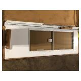 Andersen 400 Series 32 in. x 80 in. White Universal 3/4 Light Retractable Aluminum Storm Door  Customer Returns See Pictures