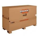 Knaack 49 in. W x 30 in. L x 72 in. H, Steel Jobsite Storage Piano Box with Lock Customer Returns See Pictures