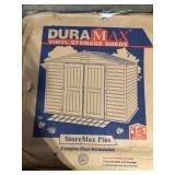 Storemax 10 ft. x 8 ft. Gray Vinyl Storage Plastic Shed Customer Returns See Pictures