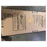 Andersen 2000 Series 36 in. x 80 in. White Universal Full View Retractable Aluminum Storm Door  Customer Returns See Pictures