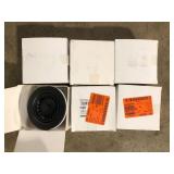 Lot of  Elkay Polymer Drain Fitting for 3-1/2 in. Sink Drain Opening in Black  Customer Returns See Pictures