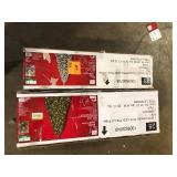 Lot of Assorted Christmas Trees both Missing Base Various Models and Conditions Customer Returns See Pictures