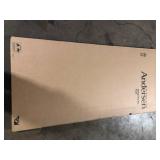 Andersen 70-1/2 in. x 79-1/2 in. 200 Series Black Left-Hand Perma-Shield Gliding Patio Door with Black Interior, Fixed Panel   Customer Returns See Pictures