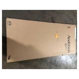 Andersen 70-1/2 in. x 79-1/2 in. 200 Series Black Left-Hand Perma-Shield Gliding Patio Door with Black Interior, Fixed Panel   Customer Returns See Pictures