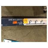 Hampton Bay 4 ft. 3-Light Black Linear Track Lighting Kit with Medium Step Heads  Customer Returns See Pictures