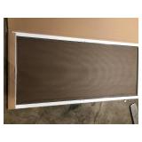 Andersen 35-1/2 in. x 77-9/16 in. 400 Series White Frenchwood Gliding Patio Door, Aluminum Insect Screen  Customer Returns See Pictures