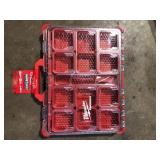 Milwaukee PACKOUT 11-Compartment Low-Profile Impact Resistant Portable Small Parts Organizer   Customer Returns See Pictures