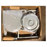 Drive Medical Folding Steel Bedside Commode    Customer Returns See Pictures