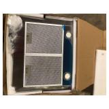 JEREMY CASS 24 in. Convertible Wall Mounted Range Hood in Stainless Steel with 3-Speed Extraction Customer Returns See Pictures