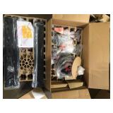 Commercial Electric High Velocity 6 ft. Indoor/Outdoor Matte Black Ceiling Fan with Wall Control Included Customer Returns See Pictures