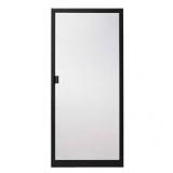 Andersen 70-1/2 in. x 79-1/2 in. 200 Series Black Left-Hand Perma-Shield Gliding Patio Door with Black Interior, Fixed Panel   Customer Returns See Pictures
