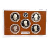 2019 America the Beautiful Coin Set in Gem Proof condition with S Mint coins and a certificate of authenticity.