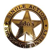 Smith & Wesson Single Action Shooters Society Badge.