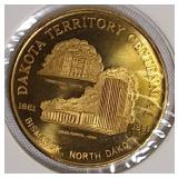 Dakota Territory Centennial Coins from 1961 in Uncirculated condition!
