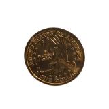 2000 P Uncirculated Sacagawea Dollar - Very Nice Graded Coin.