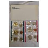1979 Uncirculated Set from the Philadelphia and Denver Mints, which includes a dollar coin.