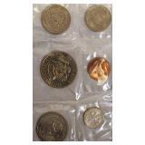 1979 Uncirculated Set from the Philadelphia and Denver Mints, which includes a dollar coin.