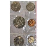 1979 Uncirculated Set from the Philadelphia and Denver Mints, which includes a dollar coin.