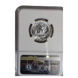 1963 Silver Quarter from NGC - Beautifully Mint Condition!
