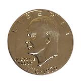 Ike Dollar from the S Mint Set. It is in excellent condition and ready for grading. Type 1.