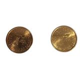 2001 Sacagawea Coins: Westward Journey Commemoratives from the P and D mints.