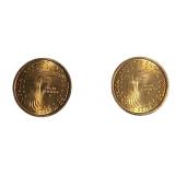 2003 Sacagawea Coins: Westward Journey Commemoratives from the P and D mints.