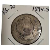The Mysterious 1894-S V6-20 Coin