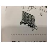 Costzon Giant 4 in a Row Connect Game, 2-in-1 Jumbo 4-to-Score Game Set with Carrying Bag, Fun Family Party Game, Indoor Outdoor Yard Game for Kids Adults, Freestanding/Wall Mount (Red)