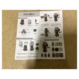 LOT OF 2 Kitchen HQ 2.5-Quart Salad Spinner & Kitchen HQ Speed Grater and Slicer with Suction Base (Color May Vay For Grater)