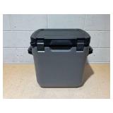 Stanley Adventure Outdoor Cooler 30 qt | Heavy Duty Outdoor Camping Cooler with Easy Carry Side Handles | 4 Days Cooling Ice Chest for 40 Cans | Flat Top Doubles as Seat | BPA-Free | Charcoal