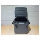 Stanley Adventure Outdoor Cooler 30 qt | Heavy Duty Outdoor Camping Cooler with Easy Carry Side Handles | 4 Days Cooling Ice Chest for 40 Cans | Flat Top Doubles as Seat | BPA-Free | Charcoal