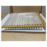 Costway Large Tilt-out Laundry Hamper Bamboo Laundry Cabinet Organizer