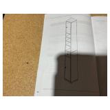 Giantex Slim Bathroom Storage Cabinet - 71" Tall Narrow Floor Cabinet Cupboard with 2 Doors, 5 Adjustable Shelves, 1 Drawer (Transit Damage (One Piece Is Cracked)