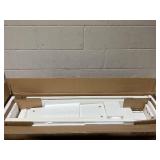 Costway Over The Toilet Storage Cabinet with 2 Open Compartments and 4 Adjustable Shelves Overall Dimension: 34.5" x 7" x 38.5" Hollow Size: 22.5" x 7" x 31.5"