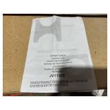 POWERSTONE Bathroom Storage Cabinet, Freestanding Floor Cabinet Organizer with Glass Doors & Adjustable Shelf, Wooden Kitchen Pantry Cupboard for Living Room, Bathroom, Office, Entryway White (?30.48 