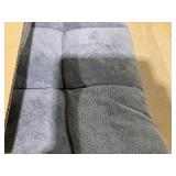 Giantex 14-Position Floor Sofa, Folding Gaming Sofa Chair, Comfy Cushions & Study Steel Frame, Angle Adjustable Sleeper Bed, Couch Recliner (Grey)