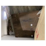 Costway - Fireplace TV Stand & 18" Electric Fireplace for For 65" Wall-Mounted TV - Brown (Slightly Used, Maybe Missing Hardware)