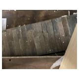 Costway - Fireplace TV Stand & 18" Electric Fireplace for For 65" Wall-Mounted TV - Brown (Slightly Used, Maybe Missing Hardware)