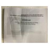 Costway - Fireplace TV Stand & 18" Electric Fireplace for For 65" Wall-Mounted TV - Brown (Slightly Used, Maybe Missing Hardware)